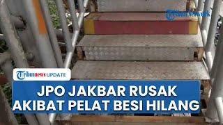 JPO Jakbar Rusak Gegara Pelat Besi Dicuri, Kamera CCTV Tidak Berfungsi saat Kejadian