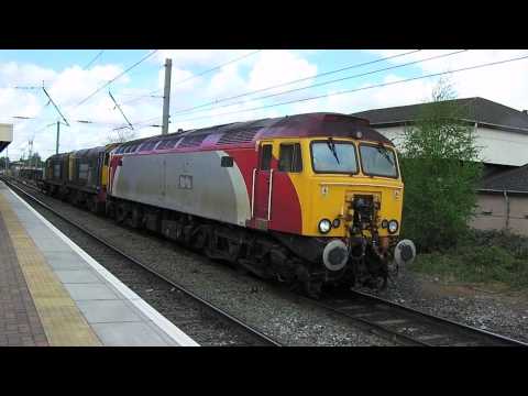 (HD) 57308 rescues 20304 + 20302 at warrington 11/5/2013