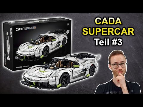 Let's build: CADA® Master C61048W Fantasma Sportscar - Teil #3 [LIVE]