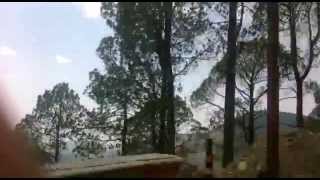 preview picture of video 'Beautiful View  On the way to Nainital,  Nainital (Car Trip)'