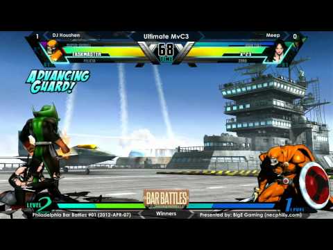 Bar Battles #01 - UMvC3 W - DJ Houshen VS Meep