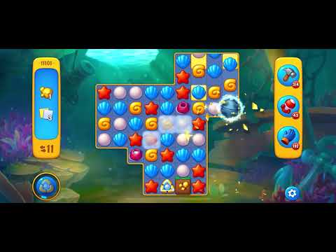 Fishdom level 11101 no boosters フィッシュダム ノーマル