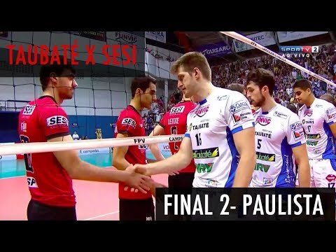 Taubaté x Sesi - Final 2 - Campeonato Paulista de Vôlei Masculino 2016