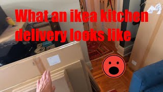 What to expect in an ikea kitchen delivery - 62 boxes