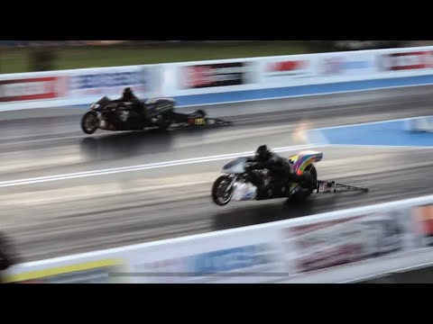 TOP FUEL BIKE runs 5.83 at Santa Pod Raceway, Main Event 2019