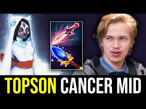 TOPSON Nonstop Picking CANCER HERO in Mid Lane DOTA 2
