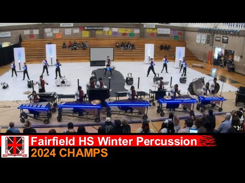 Fairfield HS Winter Percussion at 2024 CHAMPS: "Scenes From A Memory"