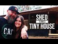 Couple Builds GORGEOUS DEBT FREE Tiny House | 38 Min Time-lapse