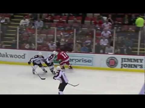 Shane O'Brien nails Daniel Cleary