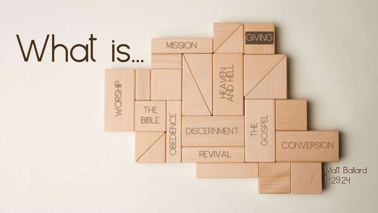 09.29.24 Matt Ballard | What is...GIVING