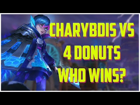 CHARYBDIS VS 4 DONUTS WHO WINS? RANKED SMITE S9