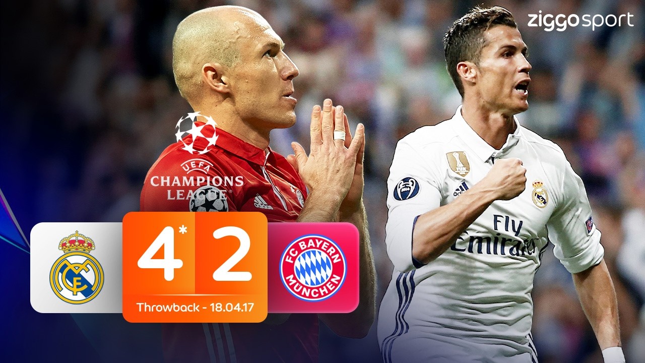 TERUGKIJKEN: BUITENSPELHATTRICK RONALDO & GENIALE ROBBEN 🥵 | Real vs Bayern | Champions League 16/17
