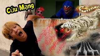 Hieu Vlogs | Demon Lord Appears Cannibal And Monster Huggy Wuggy Attacks Wild Girl