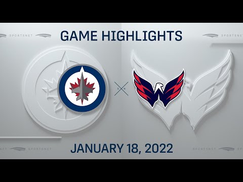 NHL Highlights | Jets vs. Capitals - Jan. 18, 2022