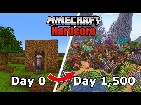 I Survived 1,500 Days in Hardcore Minecraft [MOVIE]