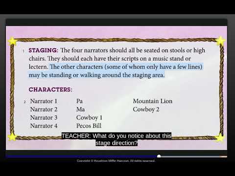 HMH The Saga of Pecos Bill - Close-Read Screencast 2
