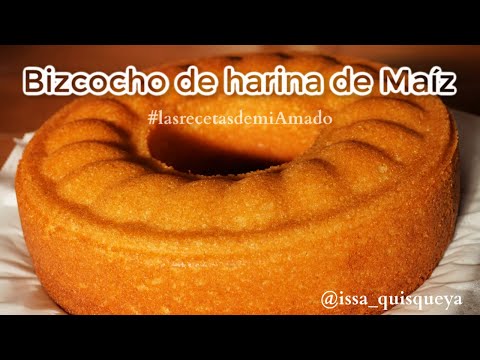 BIZCOCHO DE HARINA DE MAIZ (apto para celíacos)