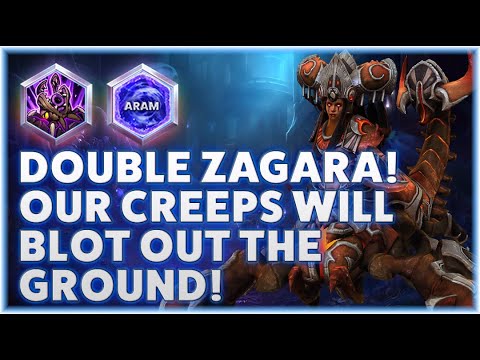 Zagara Nydus - DOUBLE ZAGARA! OUR CREEPS WILL BLOT OUT THE GROUND! - ARAM