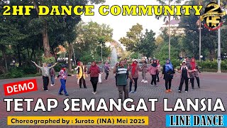 Download lagu #DEMO #TETAP #SEMANGAT #LANSIA #linedance | 2HF #dance #community | #fyp #choreo : Suroto - Mei 2025 mp3