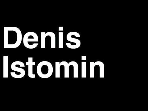 How to Pronounce Denis Istomin Tennis Grand Slam Tournament Australia French US Open Wimbledon