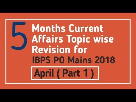 One Liner Current Affairs of April, 2018 | TalentSprint