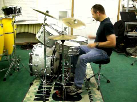 Drum set solo - Mean Gene (Tribute to Gene Krupa, from Tasty Morsels drum set solo book)