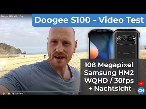 Doogee S100 Video Test