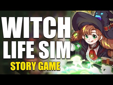 SO WHOLESOME | Witch Life Sim Game - "Little Witch in the Woods" Playthrough (Part 1)