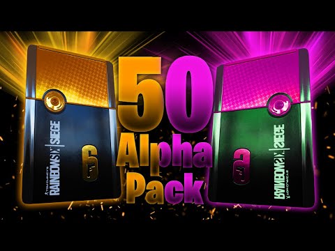 *BEST* 50 Alpha Pack Opening Yet | Rainbow Six Siege Alpha Pack Opening | Alpha Pack Series