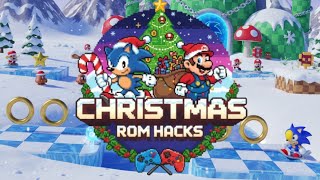 Mario and Sonic Christmas Rom Hacks