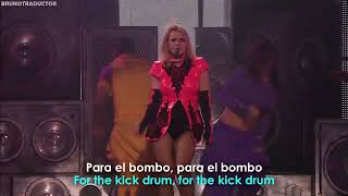 Britney Spears - Big Fat Bass ft. will.i.am // Lyrics + Español // [The Femme Fatale Tour]