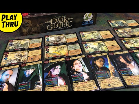 A Touch of Evil DARK GOTHIC Deck Building Game Solo Playthrough