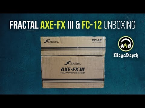 Fractal Axe-Fx III & FC-12 Unboxing -- (No Commentary)