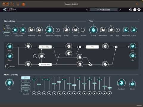 Yukawa - AUv3 Plugin Effect Multi-Tap Delay by iceWorks | Demo