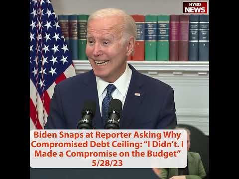Biden Snaps At Reporter On Compromise: "I Didn't. I Made Compromise On Budget"