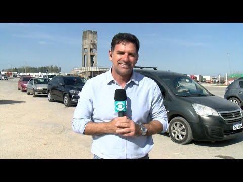 Móvil- Movimiento en puente General San Martín por vacaciones