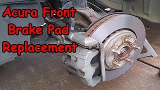 Acura MDX Front Brake Pads & Rotors Replacement