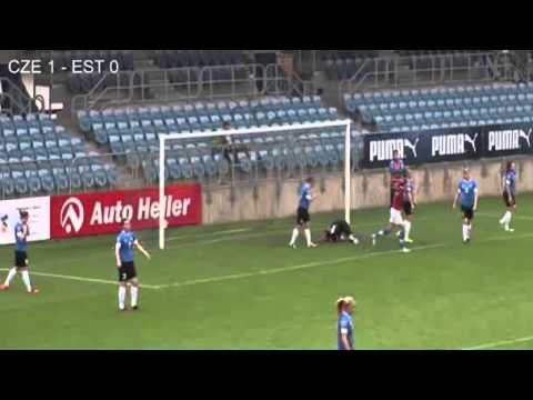 Kvalifikace MS žen Česko - Estonsko Klára Cahynová scored!!