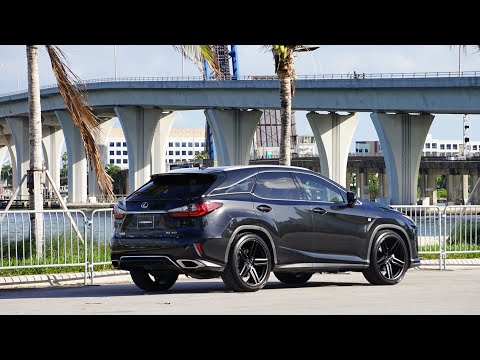 New Wheels on our RX-350 F-Sport! 22\" Vossen HF-1 x Nitto Tires x RS-R Springs