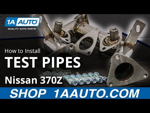 How to Install Invidia Test Pipes 09-19 Nissan 370Z