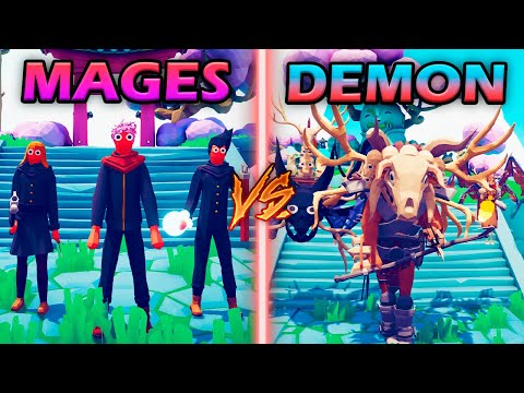 JUJUTSU KAISEN TEAM vs DEMONS TEAM - Totally Accurate Battle Simulator | TABS