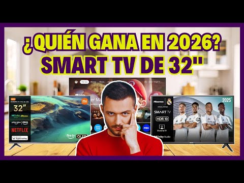 ???? ¿CUÁL ES LA MEJOR SMART TV DE 32 PULGADAS? LAS MEJORES OPCIONES COSTO BENEFICIO 2026