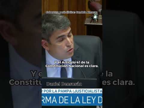 Senador por La Pampa Daniel Bensusán