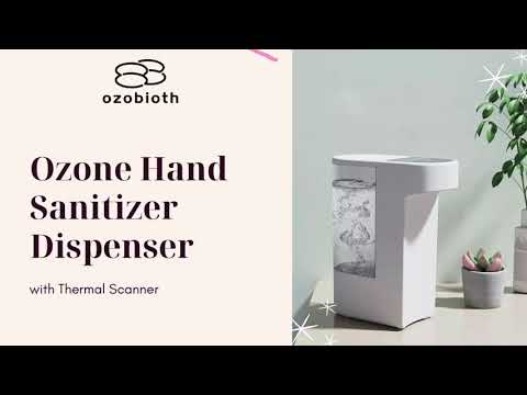 Ozone Hand Sanitizer Dispenser with Thermal Scanner