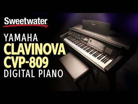 Piano Digital Yamaha CVP 809 PE Clavinova Polished Ebony 