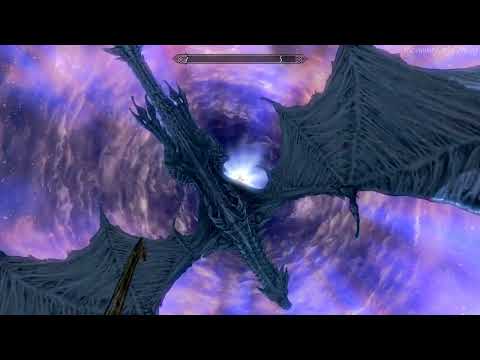 Skyrim - Reach Alduin's portal to Sovngarde Final Boss Fight Walkthrough Part 2