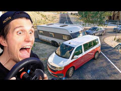 REICH WERDEN mit dem Transport von WOHNWAGEN | Logistik Simulator