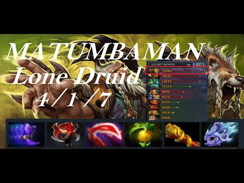MATUMBAMAN Lone Druid - can u believe this is a Ranged Hero? - Secret vs Liquid Full Game3 - Dota2