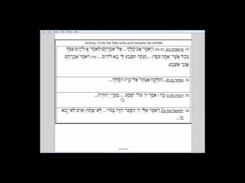 5.4 Niphal Future Tense- Final Guttural Conjugation