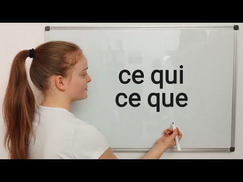 Ce qui und ce que / französische Grammatik // quELKEchose